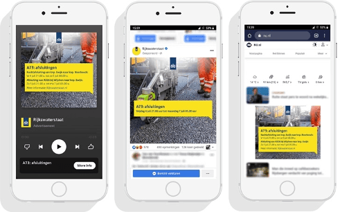 Travel information in Waze